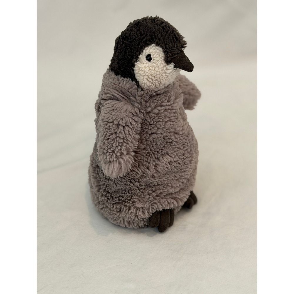 Jellycat Percy Penguin Plush Soft Stuffed Animal Grey Cream Black 8" Toy